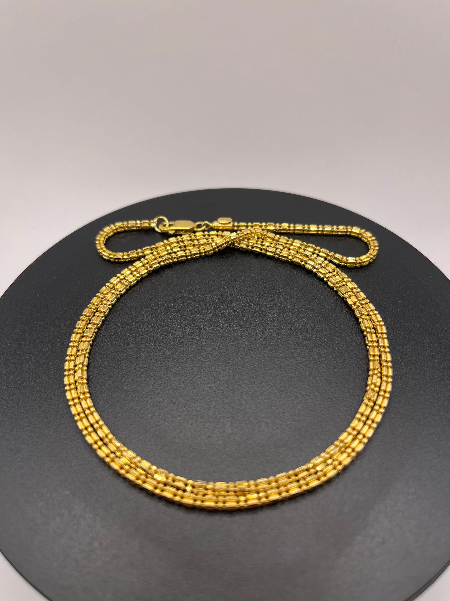 18K Solid Gold Chain 67cm