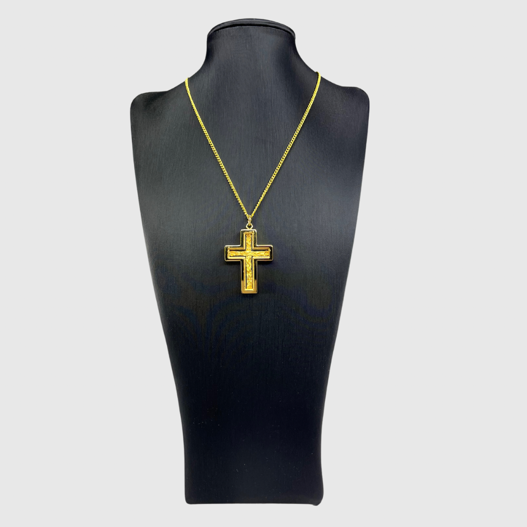 Gold-Plated Cross Pendant