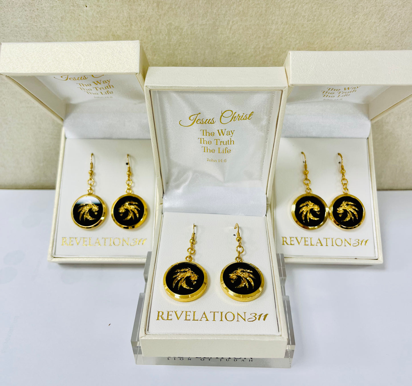 Earrings THE LION OF JUDAH