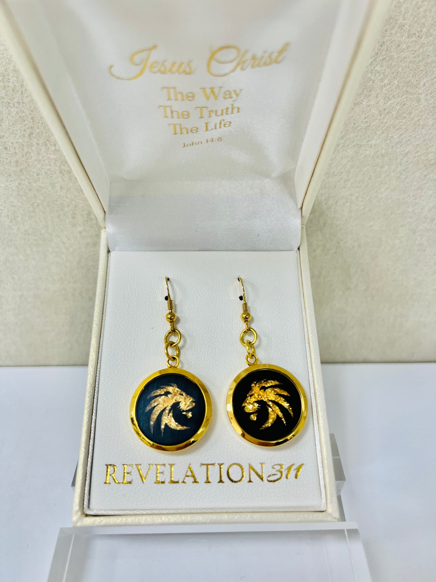 Earrings THE LION OF JUDAH